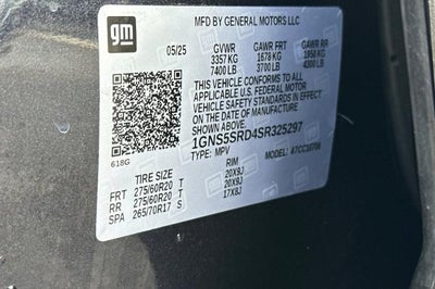 2025 Chevrolet Tahoe Premier