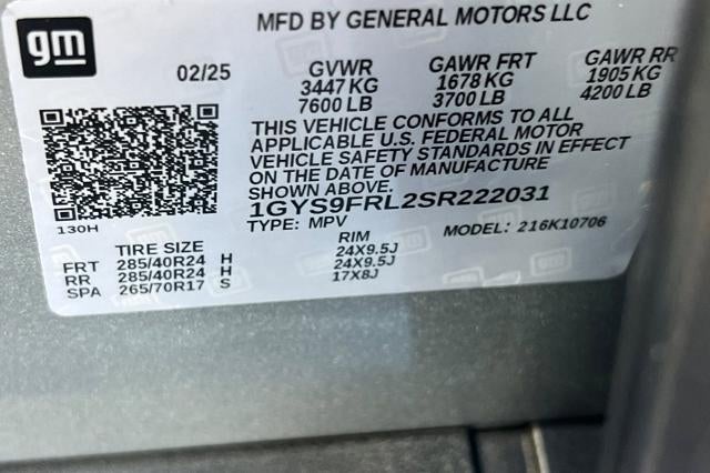 2025 Cadillac Escalade Sport