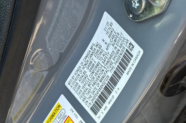 2025 Honda Civic Sedan Hybrid Sport