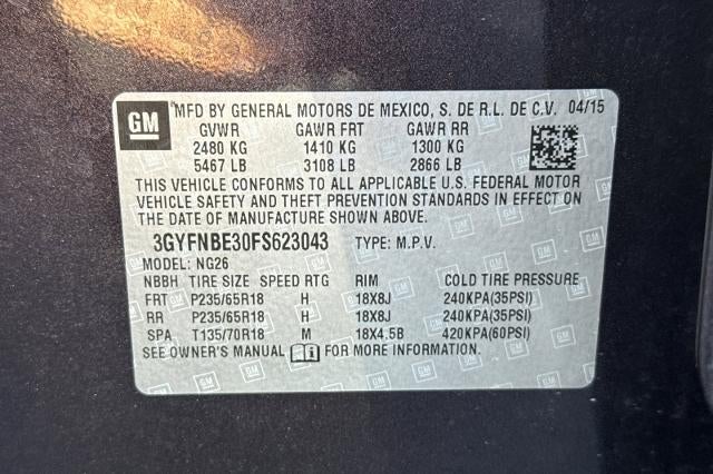 2015 Cadillac SRX Luxury Collection