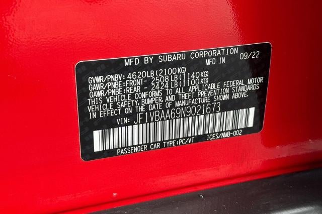 2022 Subaru WRX Base