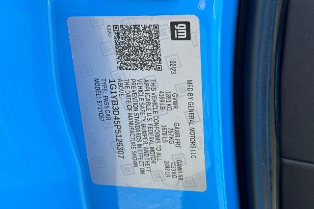 2023 Chevrolet Corvette Stingray 2LT