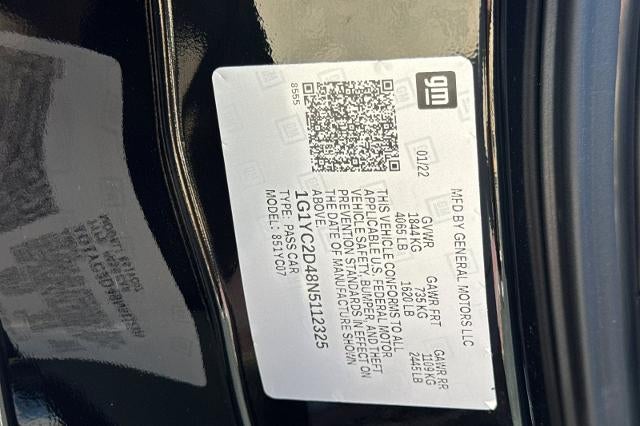 2022 Chevrolet Corvette Stingray 3LT