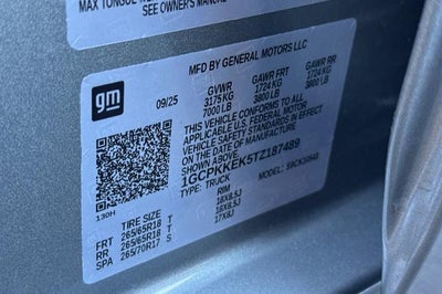 2026 Chevrolet Silverado 1500 LT (2FL)