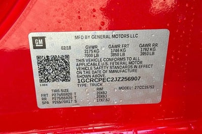 2018 Chevrolet Silverado 1500 Custom