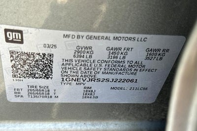 2025 Chevrolet Traverse Z71