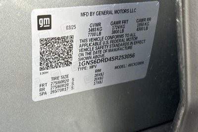 2025 Chevrolet Suburban Z71