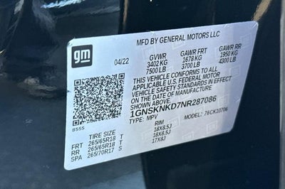 2022 Chevrolet Tahoe LT