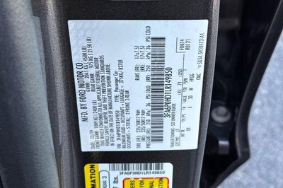 2020 Ford Fusion SE