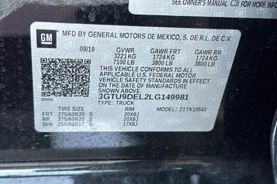 2020 GMC Sierra 1500 SLT