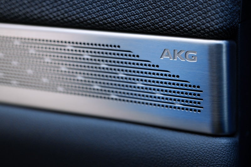 Close-up View of the AKG Studio Audio Speaker | Stevens Creek Cadillac in Santa Clara CA