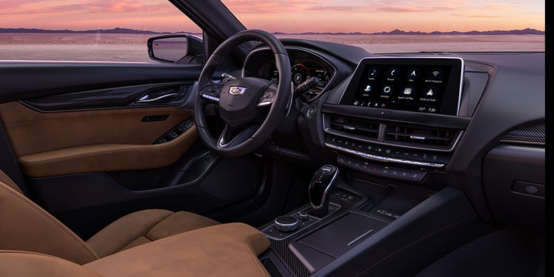 dashboard emphasizing its tech-savvy interface and premium craftsmanship