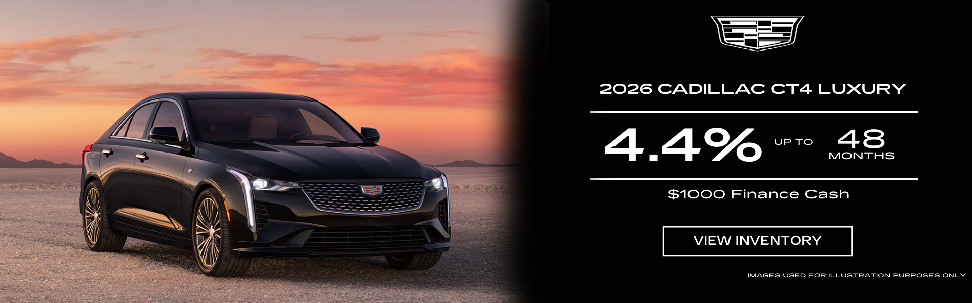 Select 2026 Cadillac CT4 Luxury