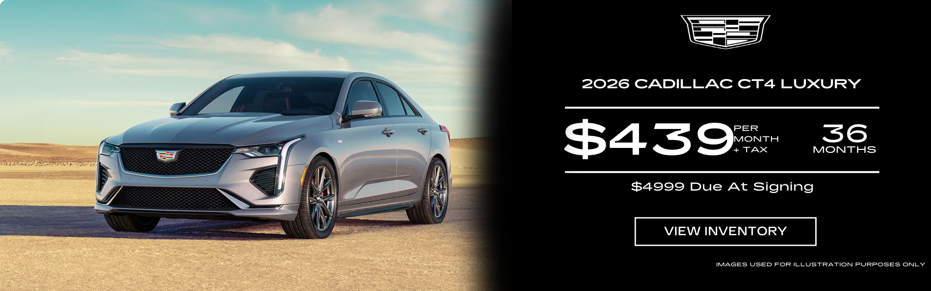 Select 2026 Cadillac CT4 Luxury