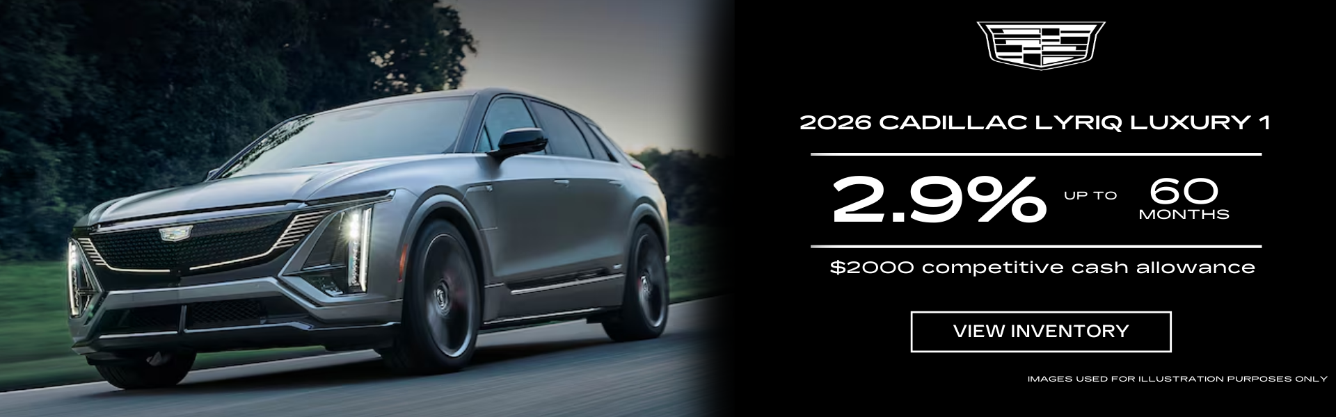 Select 2026 Cadillac Lyriq Luxury