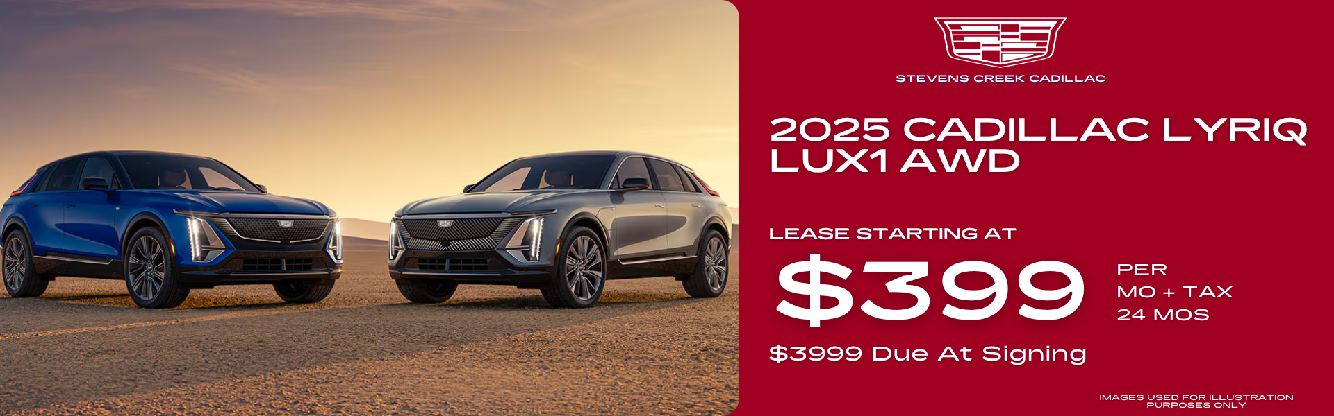 Select 2025 CADILLAC LYRIQ LUX1 AWD
