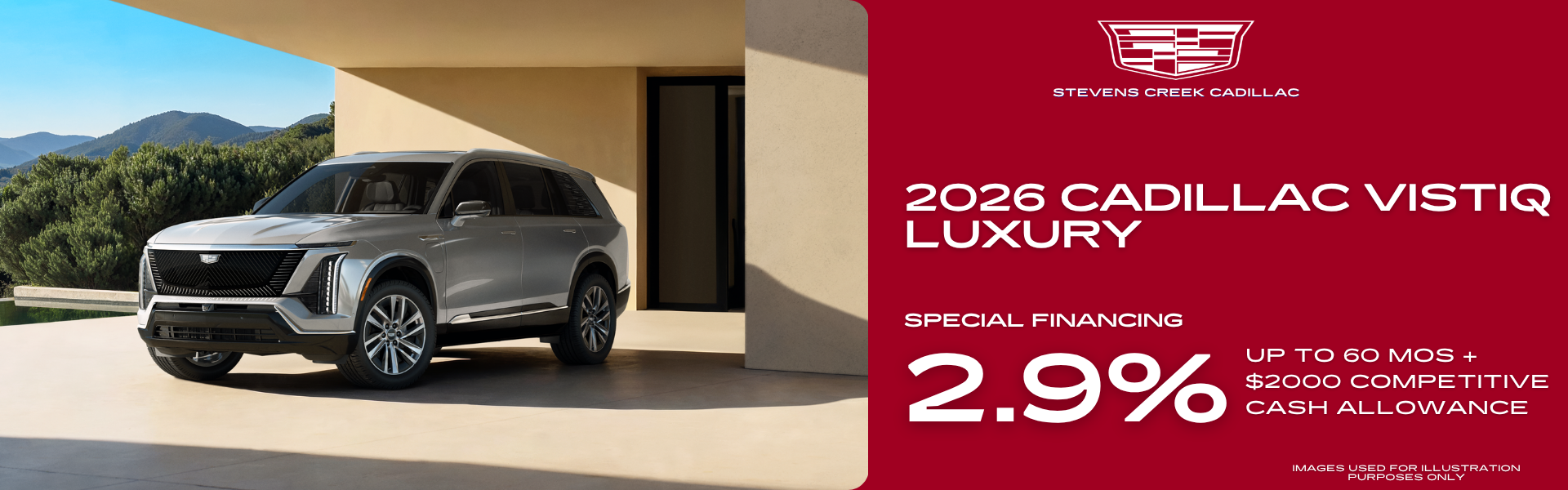 Select 2026 CADILLAC VISTIQ LUXURY