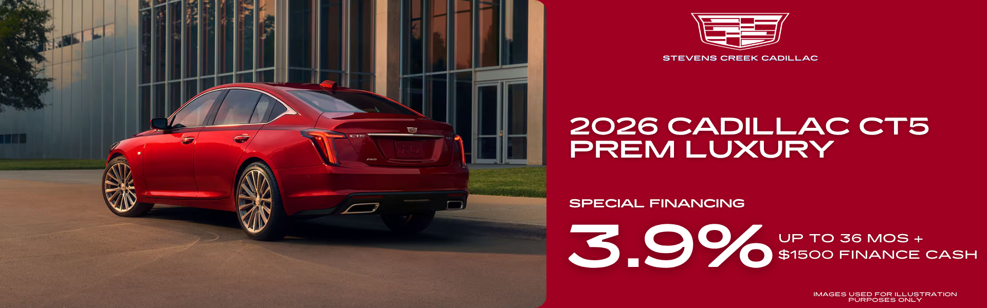 Select 2026 Cadillac CT5 Premium Lux