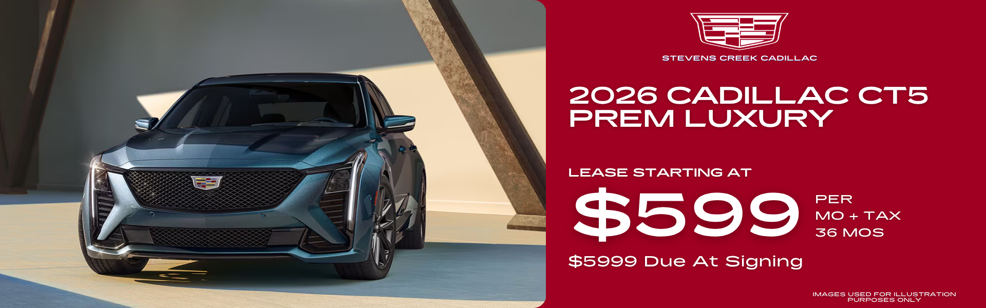 Select 2026 Cadillac CT5 Premium Lux