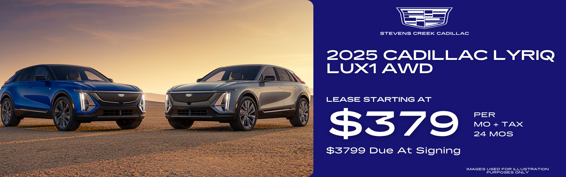 Select 2025 CADILLAC LYRIQ LUX1 AWD