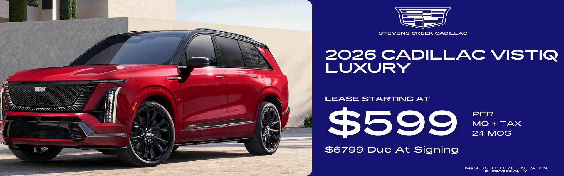 Select 2026 CADILLAC VISTIQ LUXURY