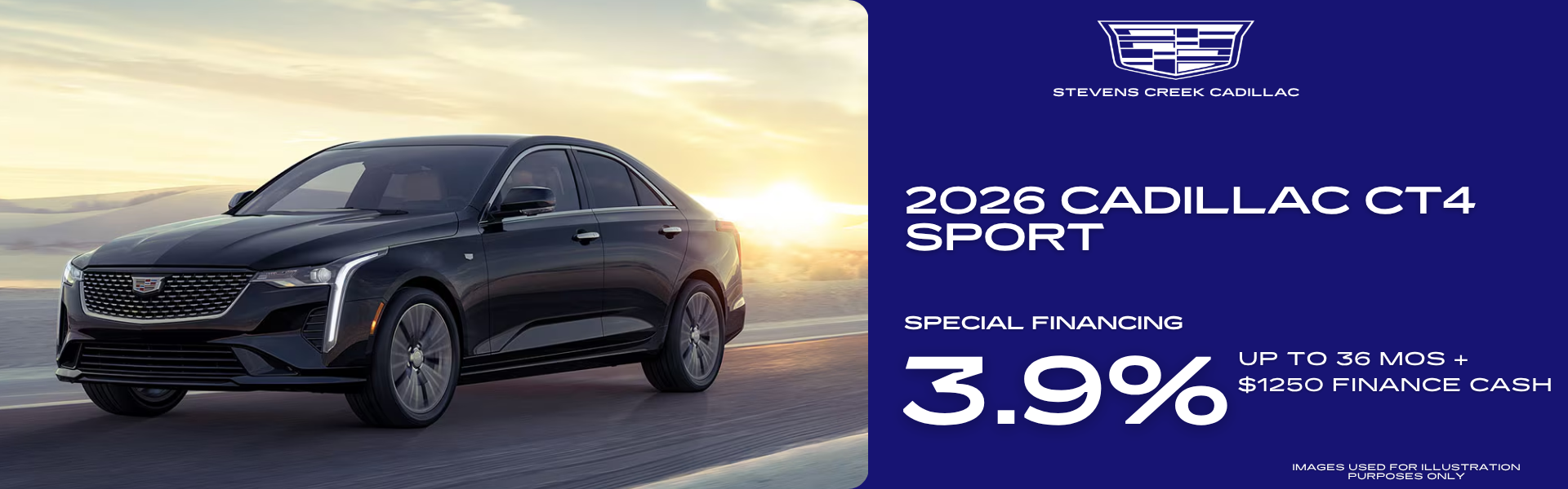 Select 2026 Cadillac CT4 Sport