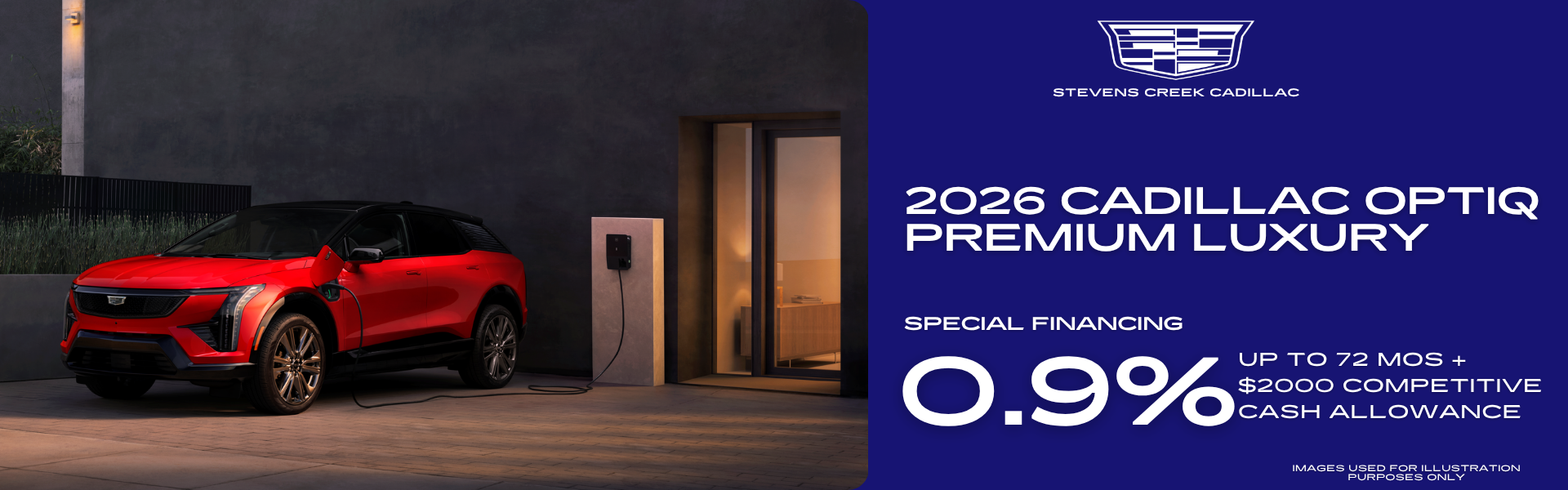 Select 2026 CADILLAC OPTIQ SPORT