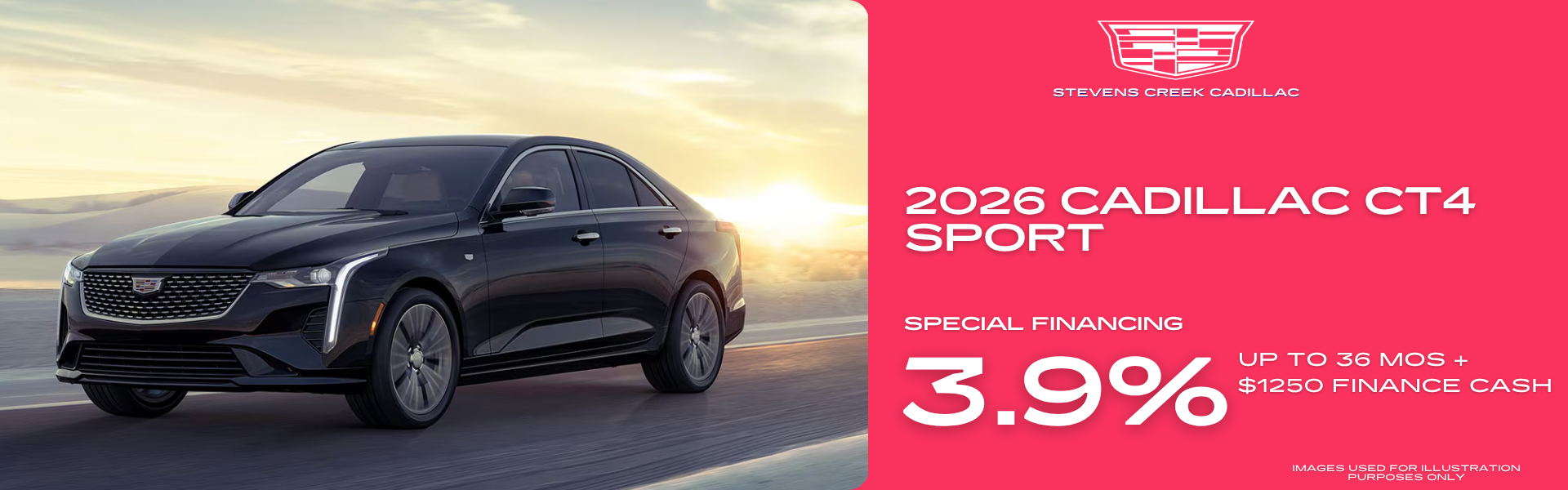 Select 2026 Cadillac CT4 Sport