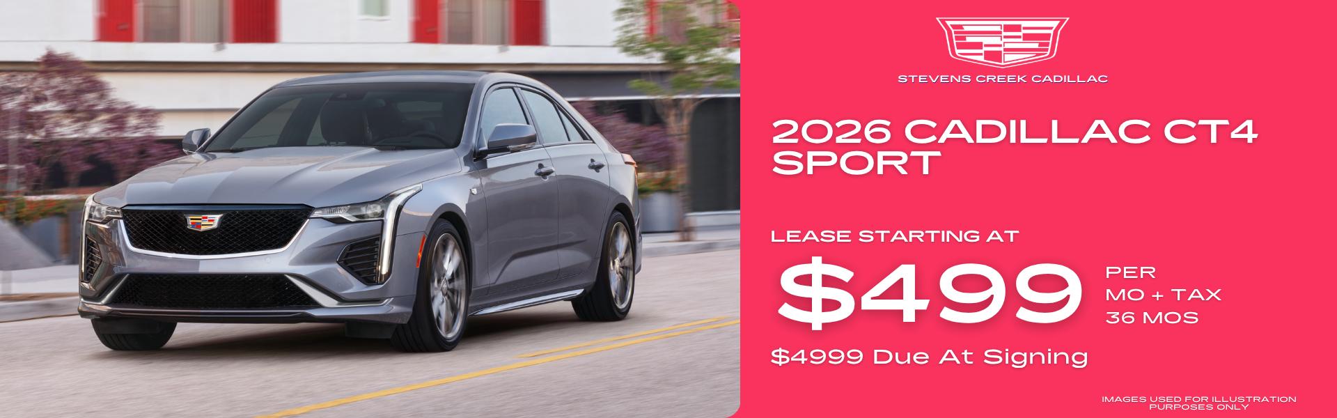 Select 2026 Cadillac CT4 Sport