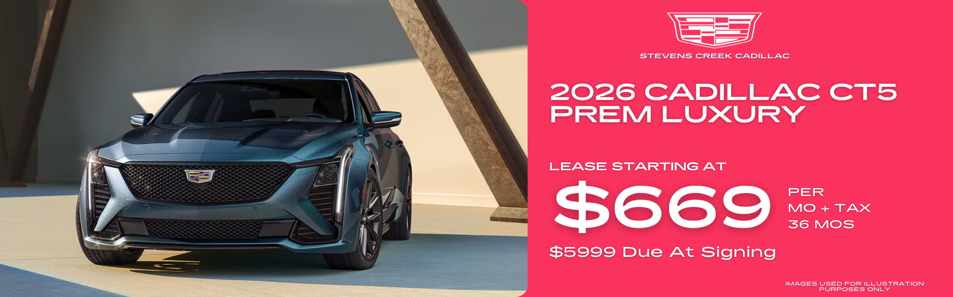 Select 2026 Cadillac CT5 Premium Lux