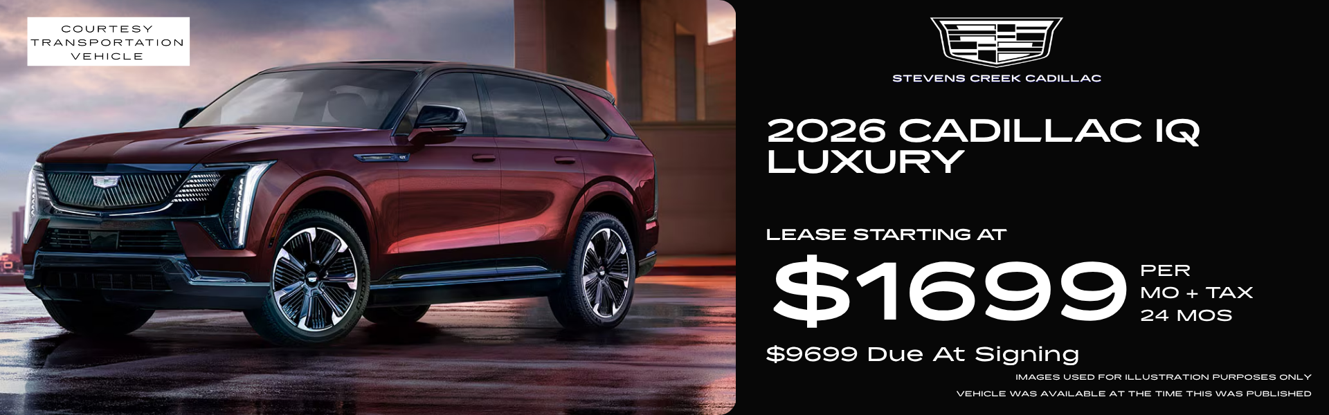 Select 2026 Cadillac IQ Luxury