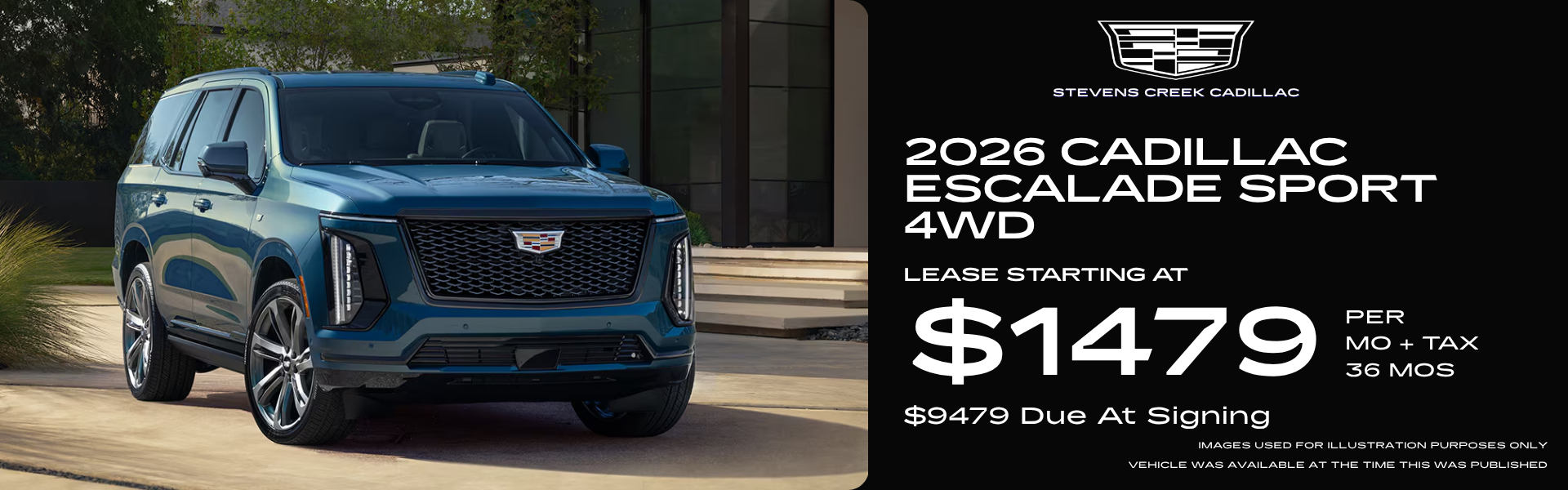 2026 CADILLAC ESCALADE SPORT 4WD