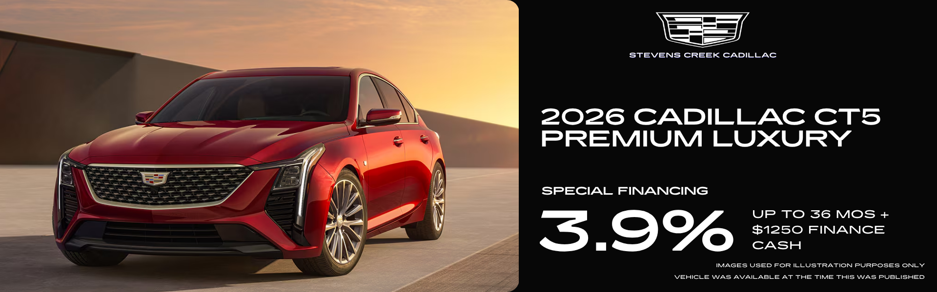 Select 2026 Cadillac CT5 Premium Lux